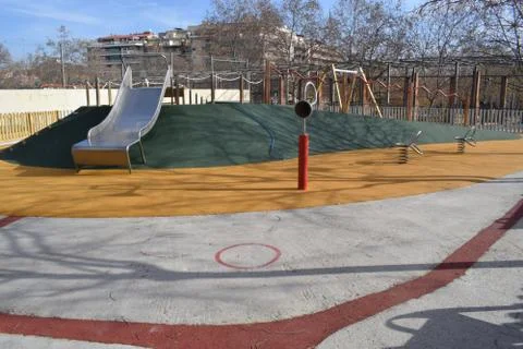 Children's playgrounds Stock Photos