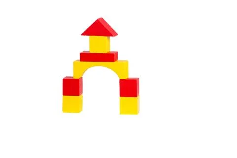 Children's playing cubes Stock Photos