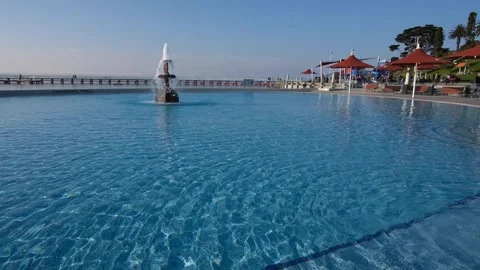 Children’s pool at Eastern Beach Reserve, Geelong VIC Australia Stock Footage 276603739