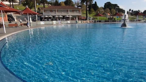 Children’s pool at Eastern Beach Reserve, Geelong VIC Australia Vídeo Stock 276603917