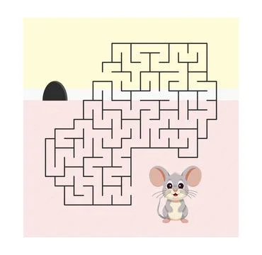 Children's puzzle game Stock Illustration
