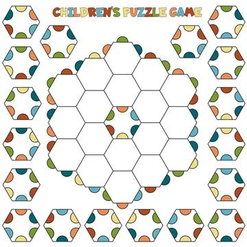 Children's puzzle game. Stock Illustration