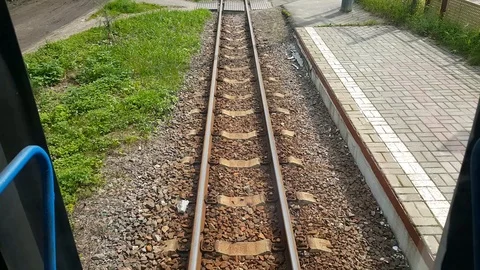 Children's rails Stock Footage 88676326