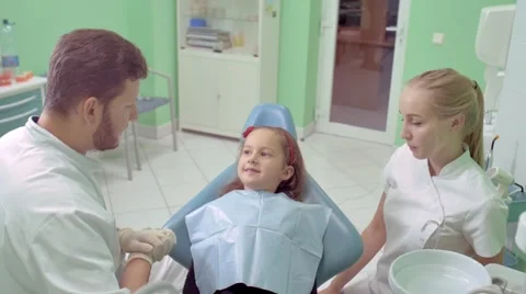 Children's Reception at the Dentist Stock Footage 69001276