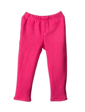 Childrens red pants. Stock Photos