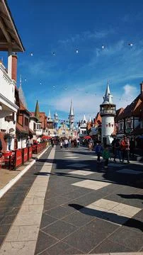 Children's Republic, theme park, small town scale Stock Photos