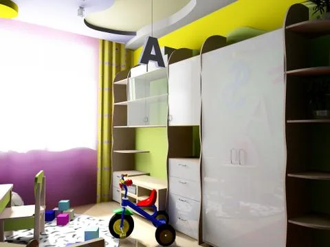 Children's room Stock Illustration