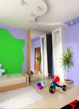 Children's room Stock Illustration