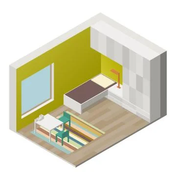 Children's room Stock Illustration