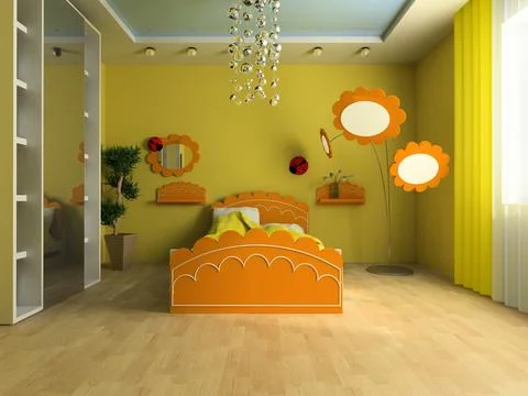 Children's room Ilustración de archivo