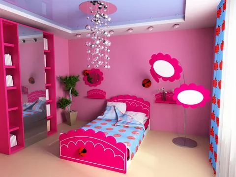 Children's room Ilustración de archivo