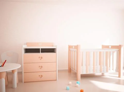 Children's Room Interior Stock Illustration