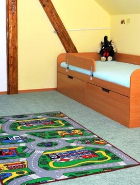 Children's room. 库存照片
