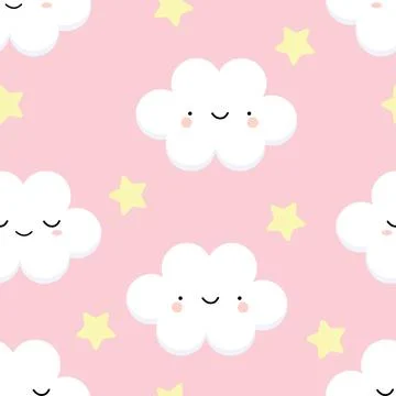 Children's Room Seamless Pattern. Vector illustration for nursery Illustrazione stock