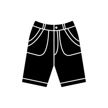 Children's shorts icon vector Stock Illustration