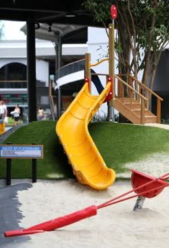 Childrens slide Stock Photos