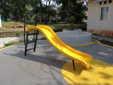 The children's slide Stock Photos