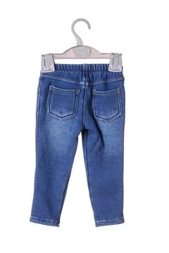 Childrens stretch jeans. Stock Photos