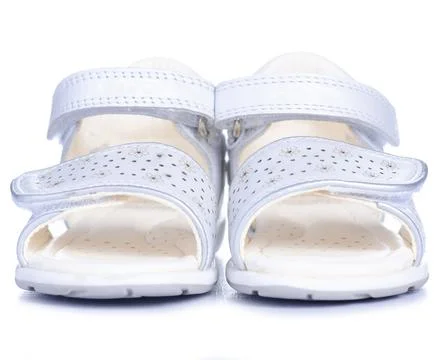 Children's summer sandals Stock Photos
