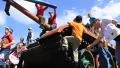 Childrens on the tanks HD Footage