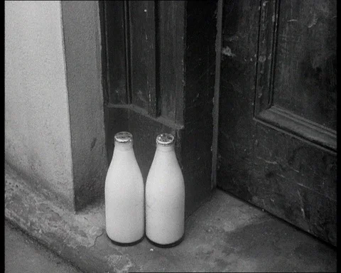 Children's teeth, a range of foods suitable for expectant mothers, UK 1945 Stock Footage 146086512