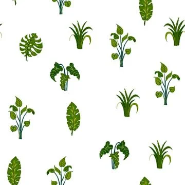 Childrens texture. Pattern with tropical leaves. For textiles and paper. イラスト素材