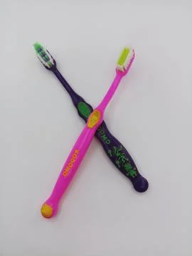 Children's toothbrush. Stock Photos