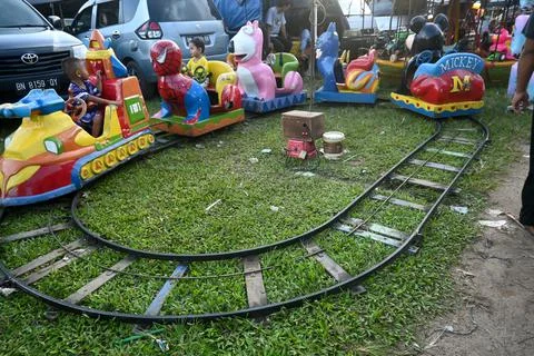 Children's train games Stock Photos