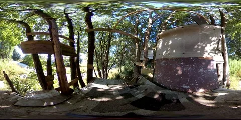 Childrens Treehouse Stockbeeldmateriaal 94781273