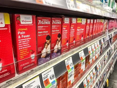 Children's Tylenol Stock Photos