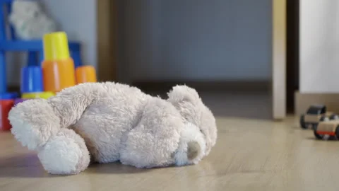 Child's bedroom at night 库存影片 265102382