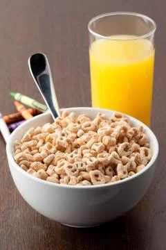 Childs breakfast Stock Photos