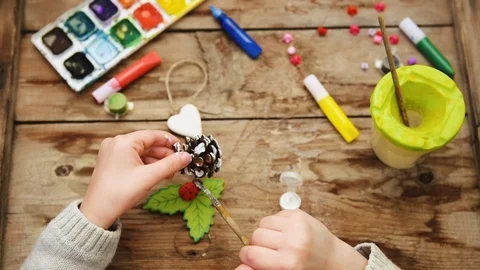 Child's craft Stock Footage 101541494