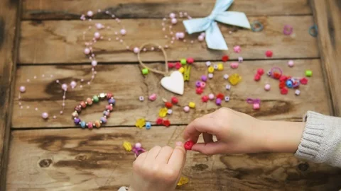 Child's craft Stock Footage 102161446