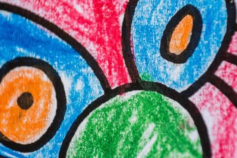 Child's Drawing Stock Photos