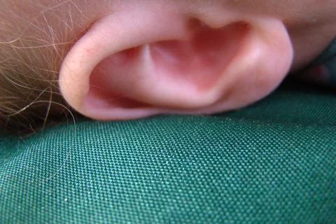 Child's ear Stock Photos