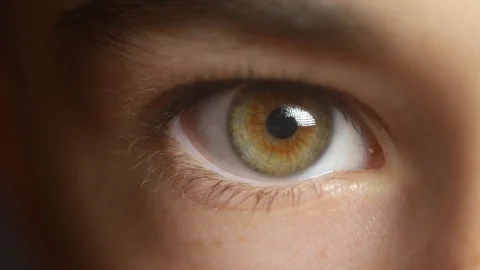 A child's eye close up Stock Footage 119054343