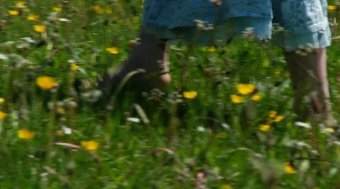 Child’s feet dancing Stock Footage 22637425