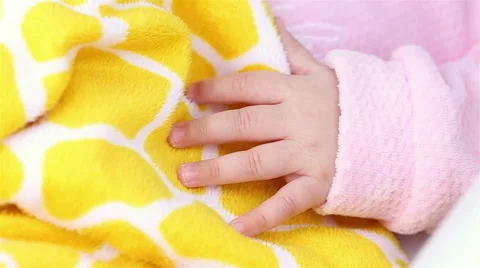 Child's hand close-up. Stock-Footage 63074940