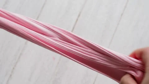 The Child's Hands Mince and Pull Slime. Vidéo 170188769