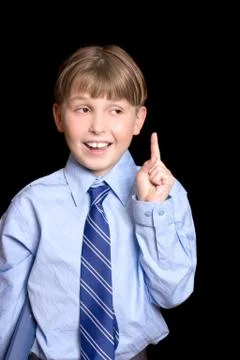 Childs Idea or Solution Stock Photos