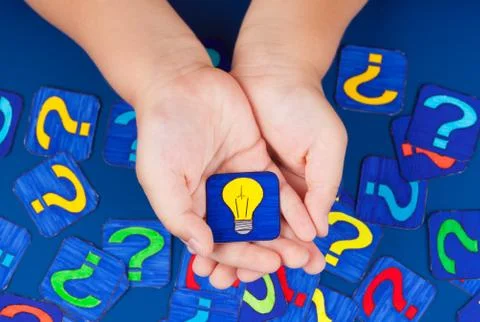 Child's idea Stock Photos