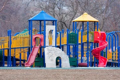 Childs playground Stock Photos