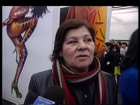 CHILE: Art exhibition of naked bodies "t... | Stock Video | Pond5