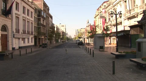 CHILE - CIRCA 2007: City view in Santiago, Chile Stock Footage 30558033