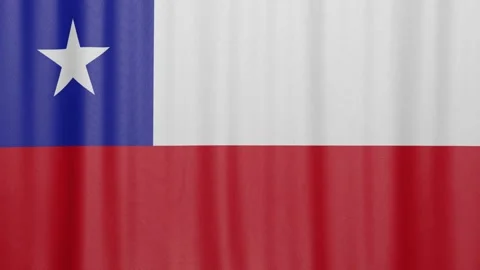 CHILE Curtain Flag Animation Transition Vidéo 336793741