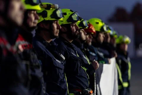 Chile deploys first rescue team to earthquake-stricken Venezuela, Santiago - 25  Stock Photos