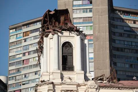 Chile Earthquake Damage Stock Photos