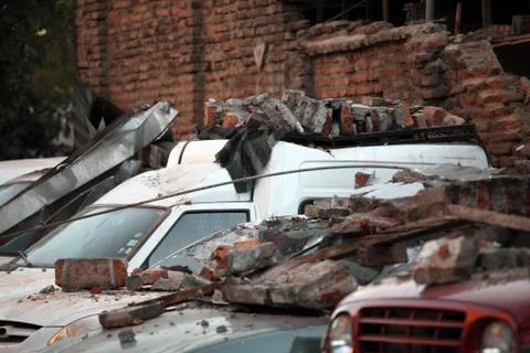 Chile Earthquake Damage Stock Photos