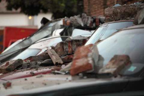 Chile Earthquake Damage Stock Photos